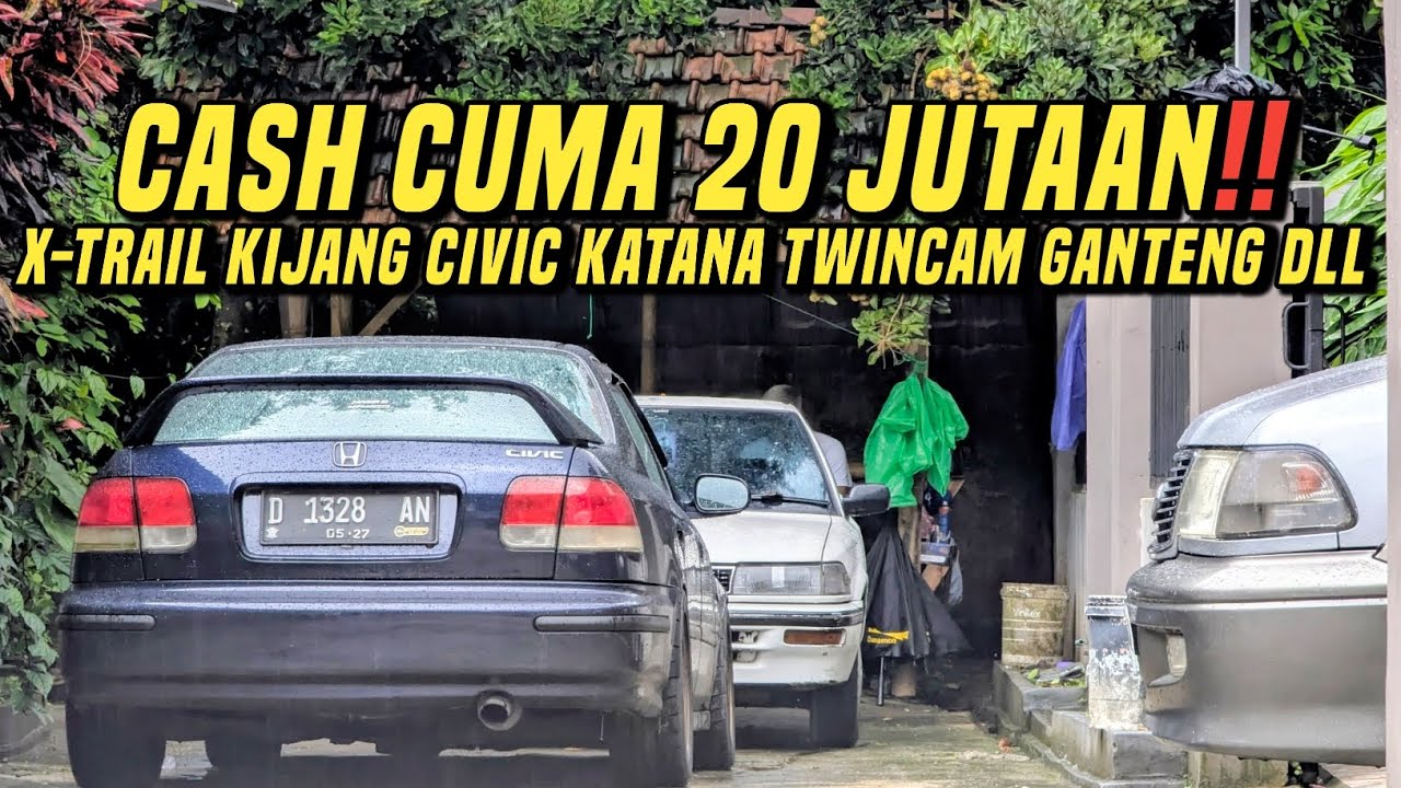 Lapak rumahan jualin mobil bekas murah rapih harga 20 juta❗Kijang krista corolla ferio katana cakep