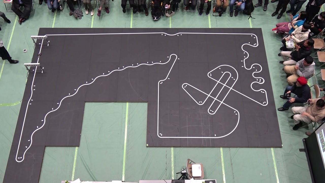 Micromouse2019 Robotrace contest   L_sens2.6D fast run by 梅本篤