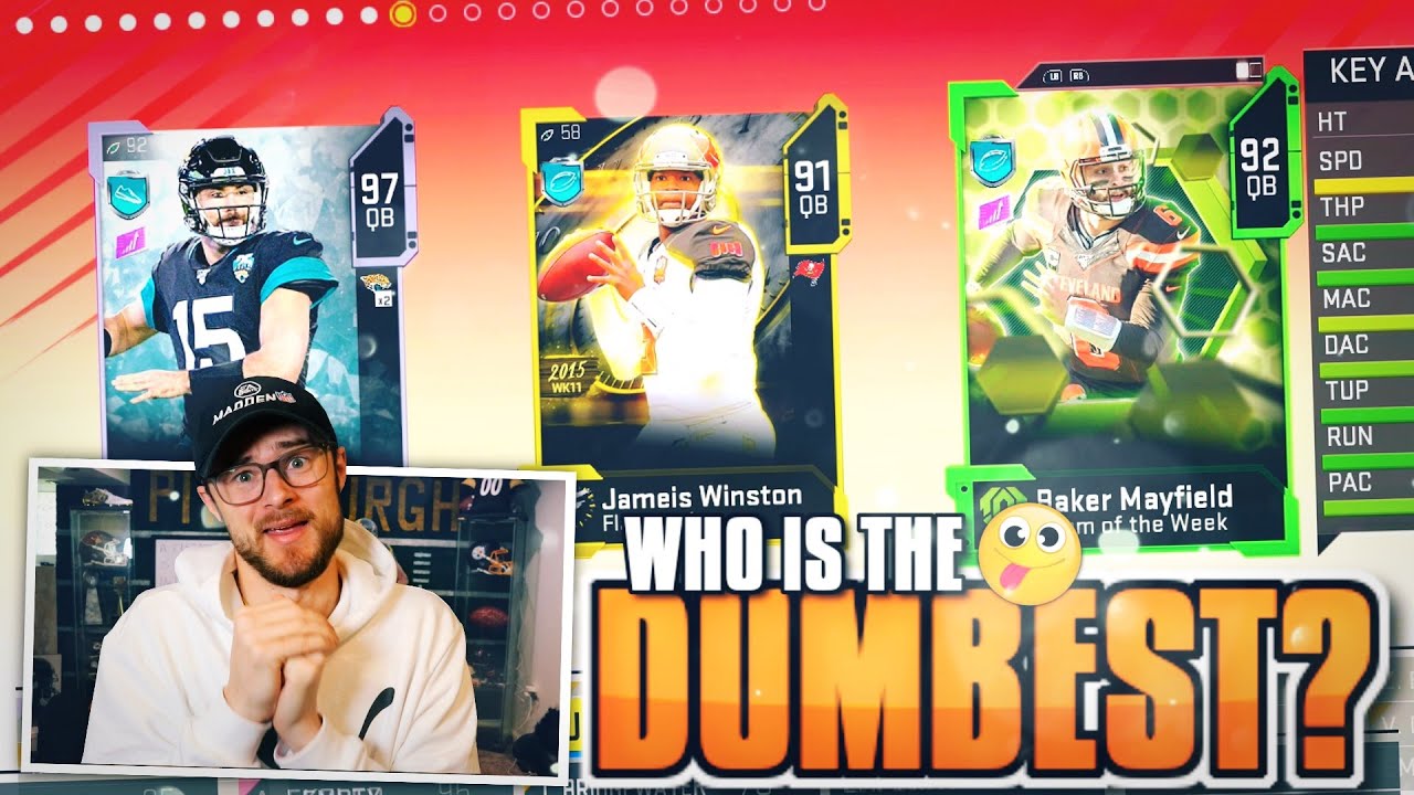 MUT Draft BUT I draft the dumbest player every round...