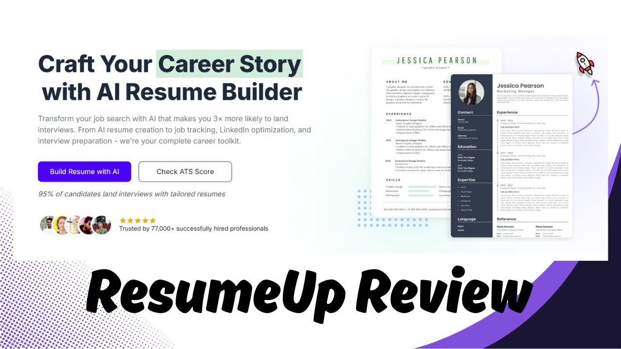 Master Resume Building with AI - ResumeUP review