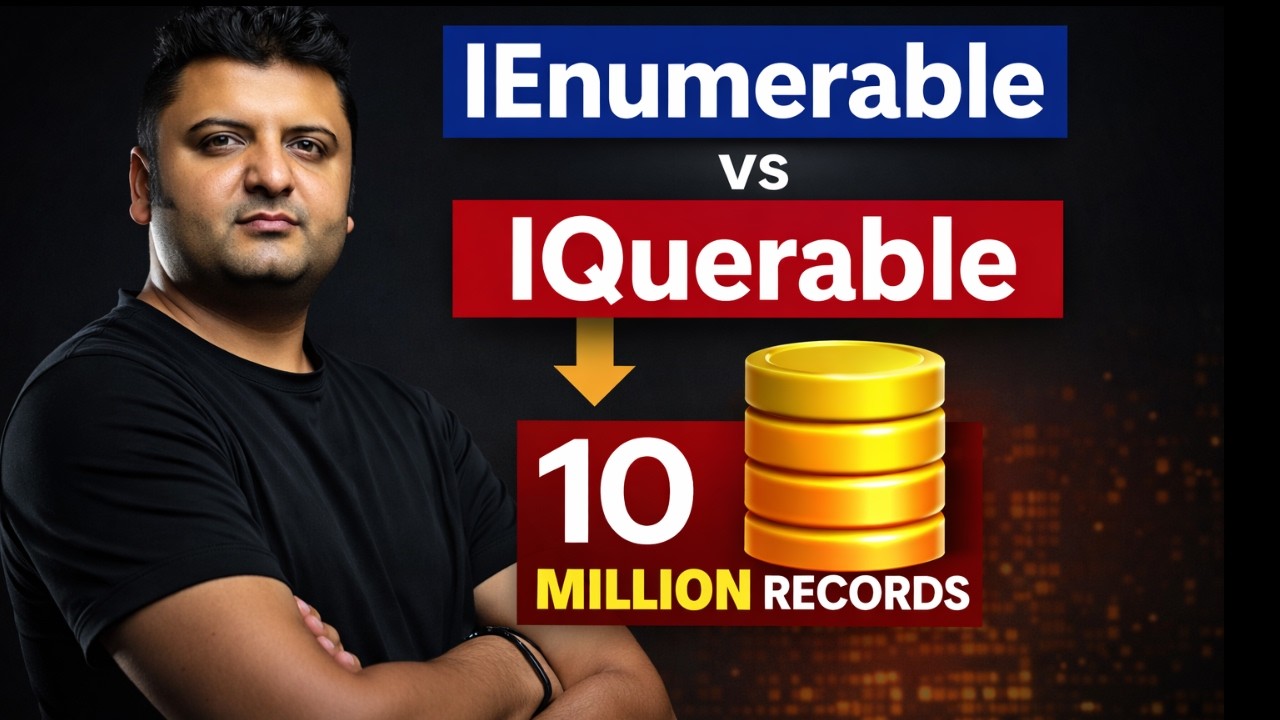 IEnumerable vs IQueryable in C# – The LINQ Mistake That Can Kill Performance