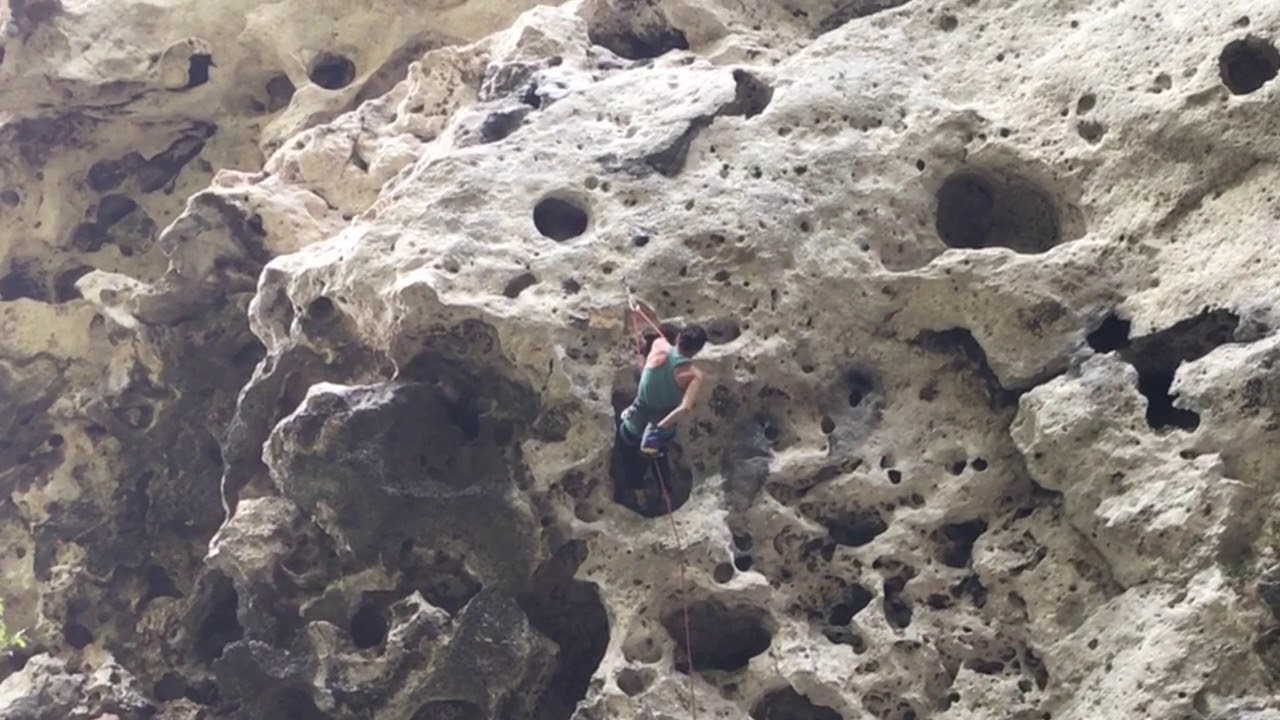 Jungle King 7b - Green Climbers Home | ปีนผา ท่าแขก | Thakhek