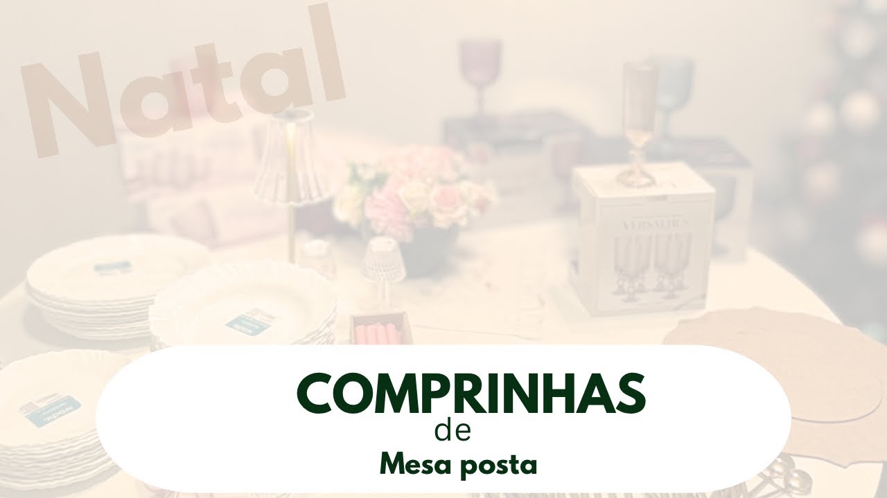Comprinha de mesa posta