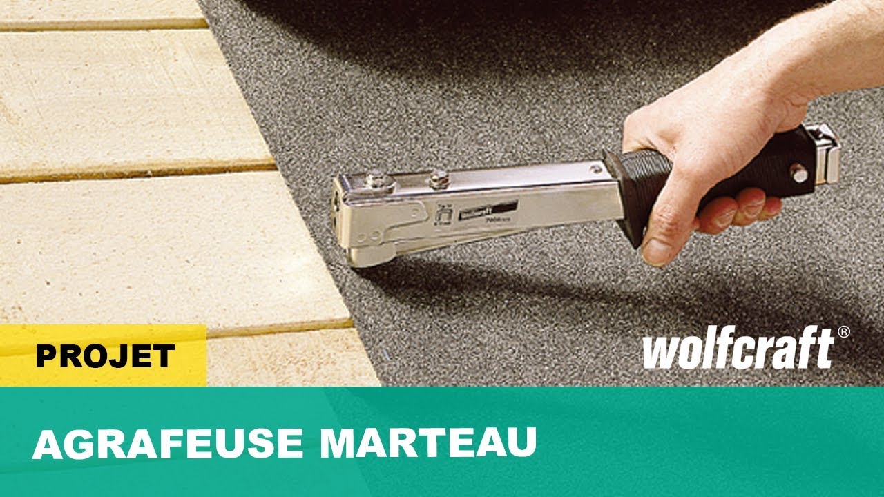 Comment agrafer rapidement - Agrafeuse-marteau Tacocraft HT10 | wolfcraft