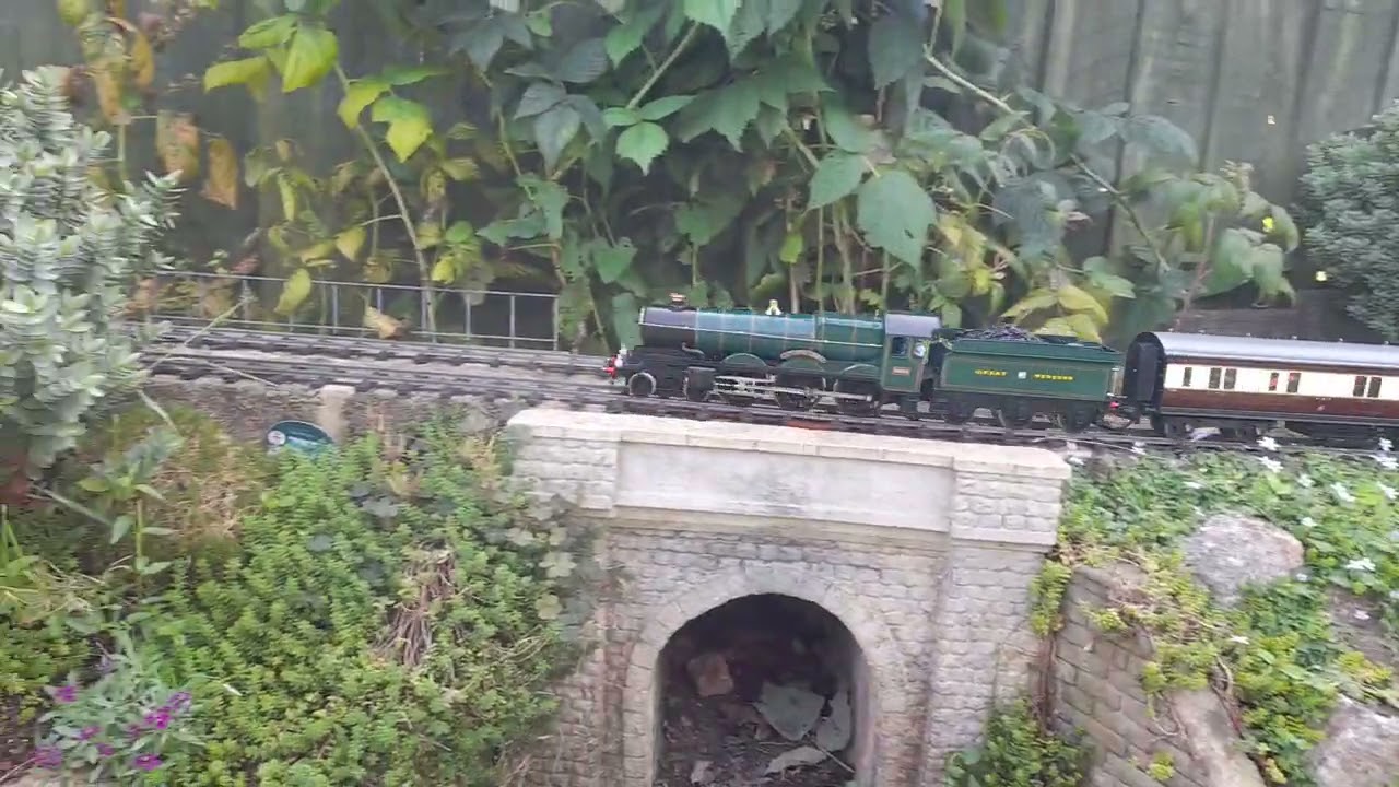 0 gauge garden railway,  Ace trains castle and 94xx pannier tank.