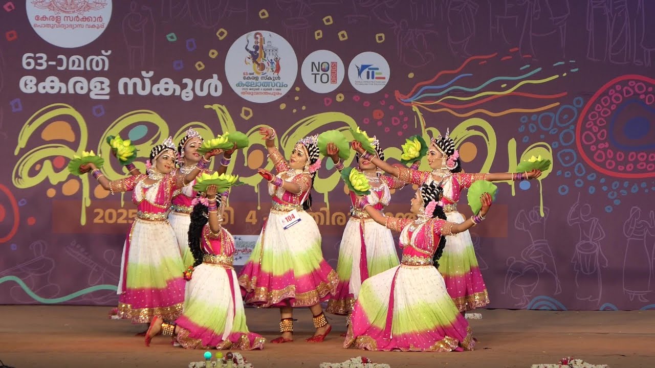 രാധ  - Group dance HS - M.P. S. G. V. H. S. S. Bellikoth - 63rd Kerala State School Kalolsavam 2025