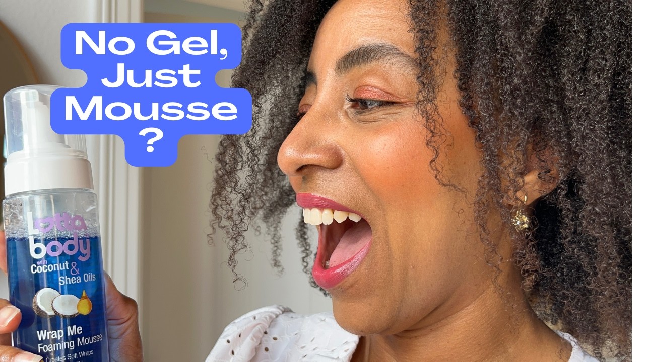 Mousse Only Wash and Go on Fine Waist Length 4B / 4C Hair ft. LottaBody