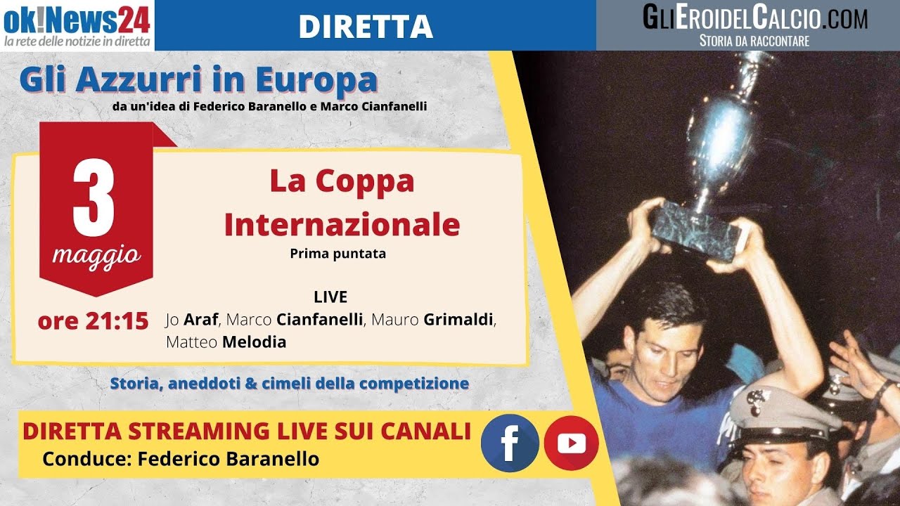 Gli Azzurri in Europa   Prima puntata  La Coppa Internazionale