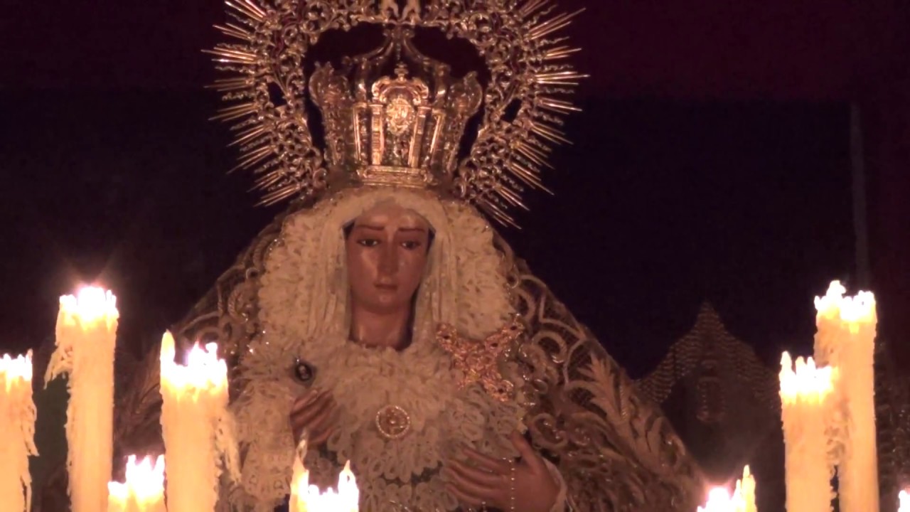 ENTRADA LA VIRGEN DE LA CABEZA. HERMANDAD SIETE PALABRAS. SEMANA SANTA SEVILLA 2018.