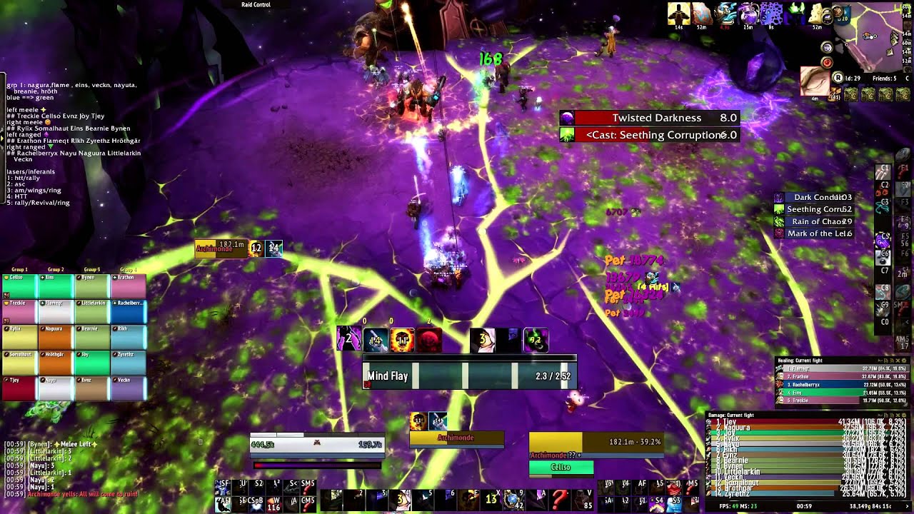 Nihilum vs Mythic Archimonde - Shadow Priest PoV