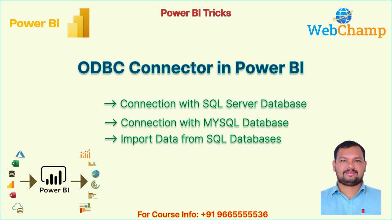 PBI_5: Импорт данных из базы данных SQL || ODBC-коннектор в Power BI