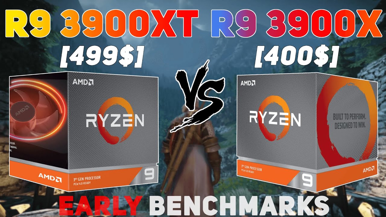 Ryzen 9 3900X vs Ryzen 9 3900XT Ryzen 9 3900XT EARLY BENCHMARKS