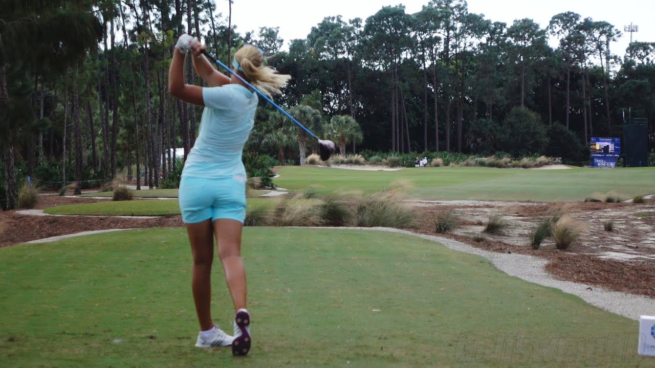 ANNA NORDQVIST 120fps DTL SLOW MOTION DRIVER GOLF SWING 2015 CME CHAMPIONSHIP 1080p HD