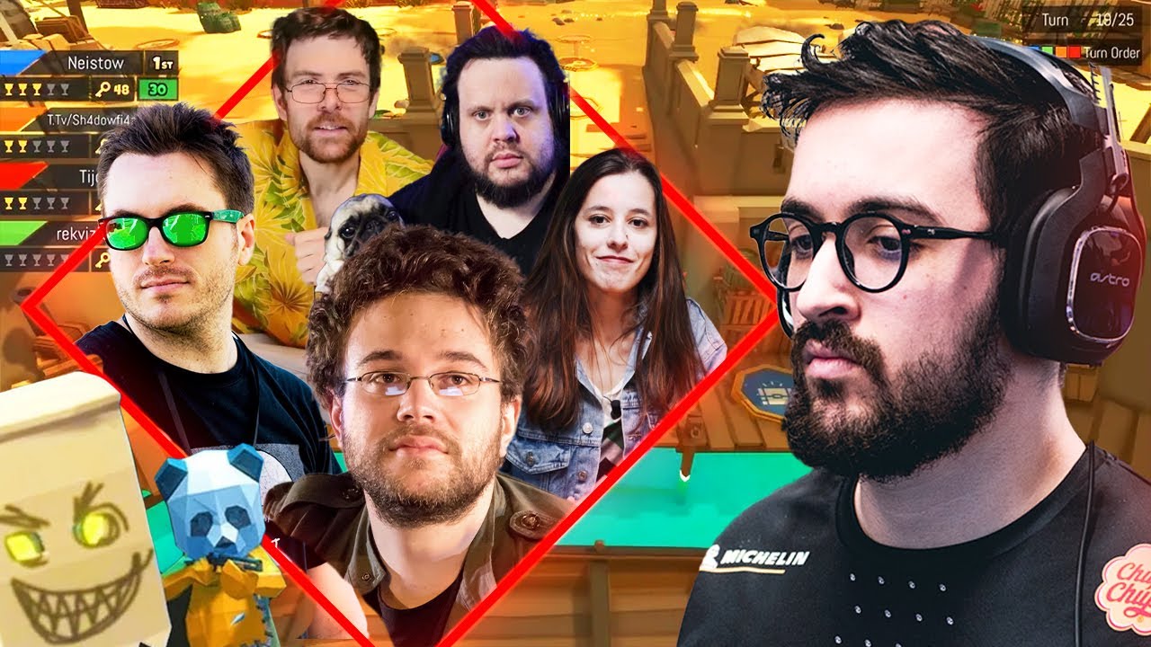 Soirée du lundi sur plein de jeu avec Zerator, Antoine, Florence, JDG, Mynthos