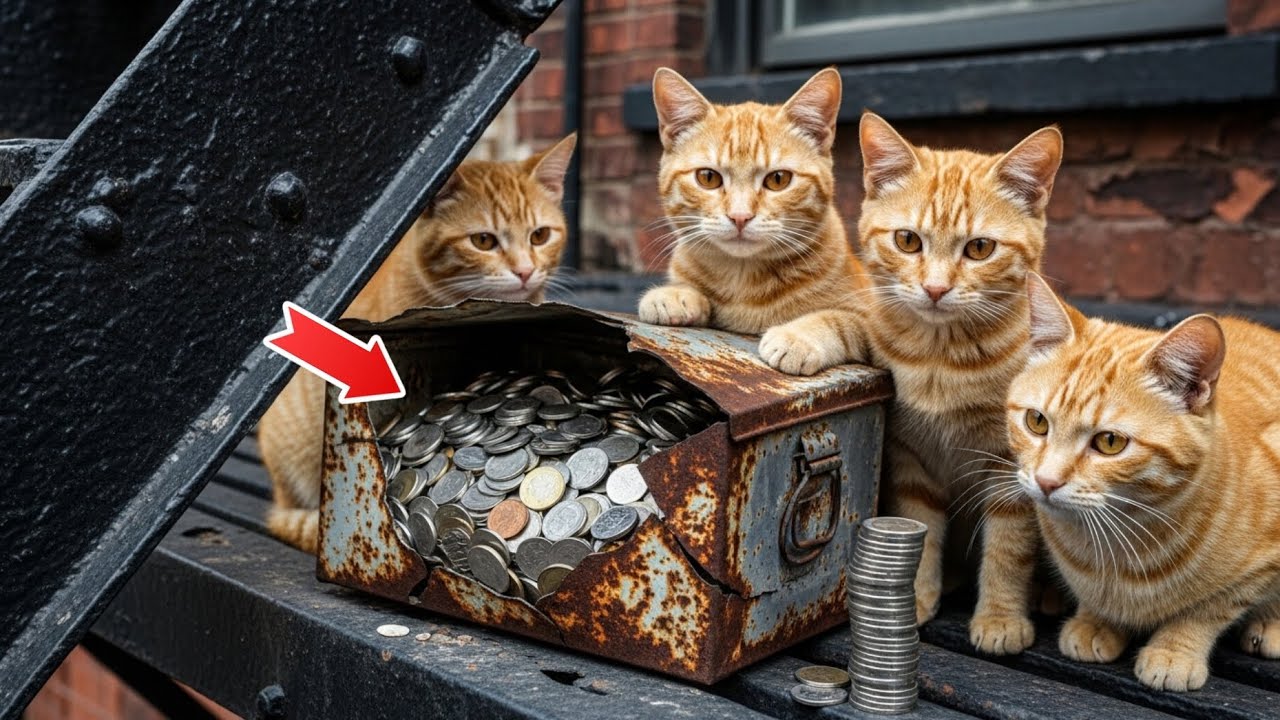 City of Struggle: Orange Cat and Her Kitten Work for Food and Change Their Fate”