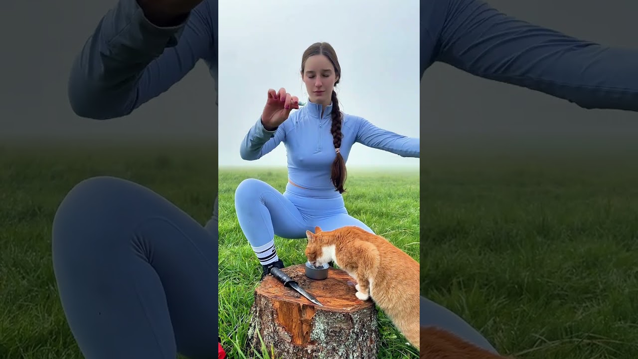 Outdoor Cooking Hack: Tea & Tuna on the Go! 🐾  #outdoors #bushcraft #survival #camping