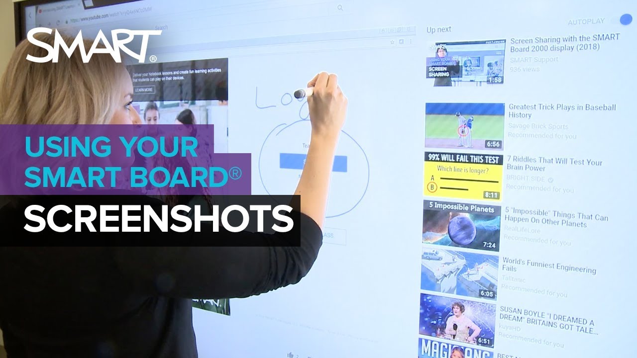 Знакомство с интерактивной доской SMART Board с технологией iQ: скриншоты (2018)