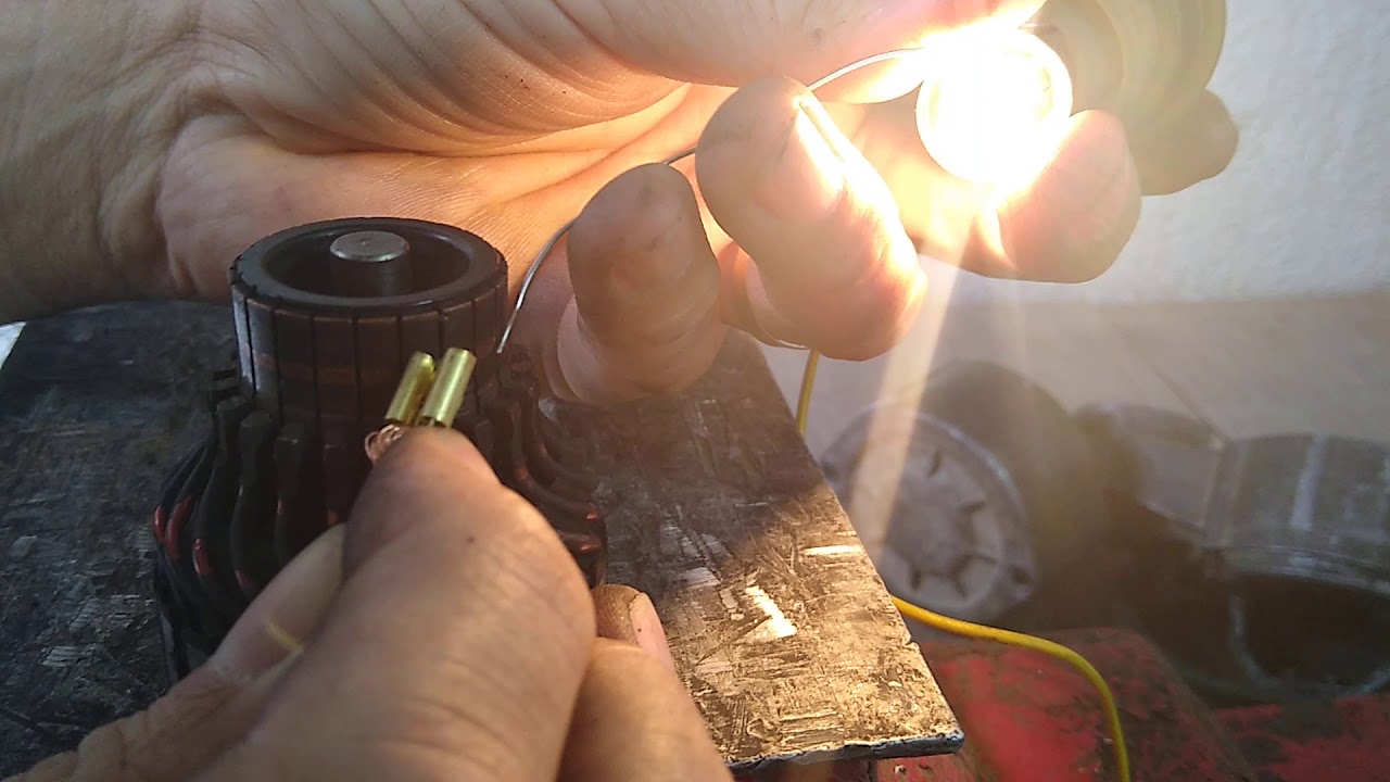 Teste das peças que compõem o arranque (Motor de partida)