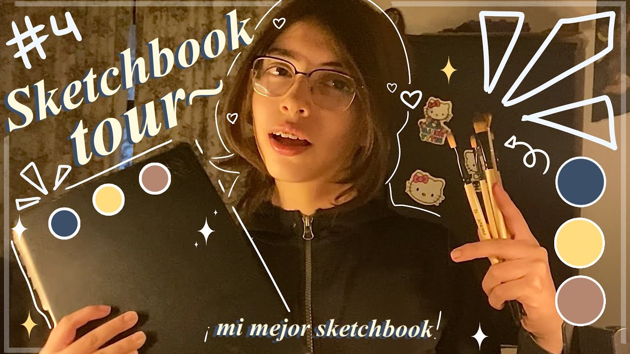 Экскурсия по скетчбуку №4 ✨ Мой ЛУЧШИЙ скетчбук! ✨ Июнь - Декабрь