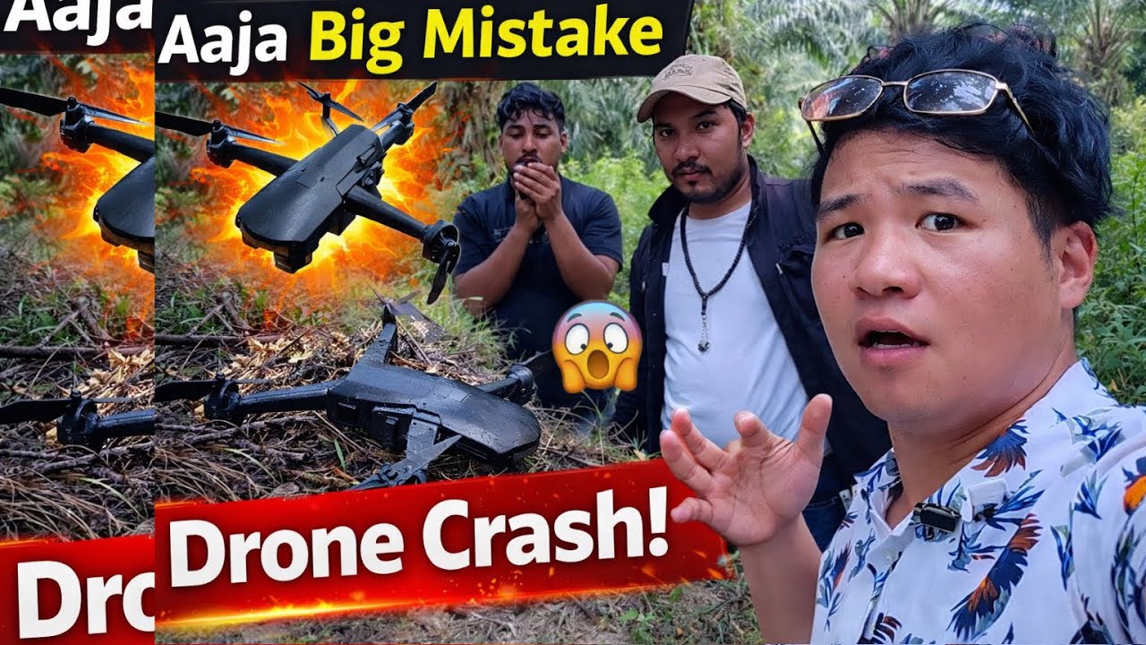 Aaja Jungle Ma Drone Udaye 😱 | Drone Crash Bho | Gopal Rai Vlog