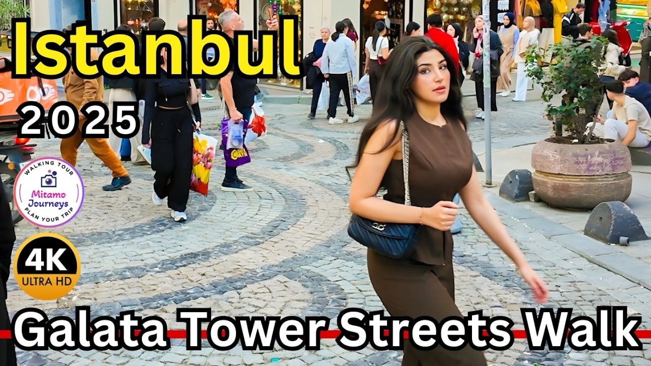 Exploring Istanbul&rsquo;s Cozy Alleys Near Galata Tower | Stunning Walk in 4K