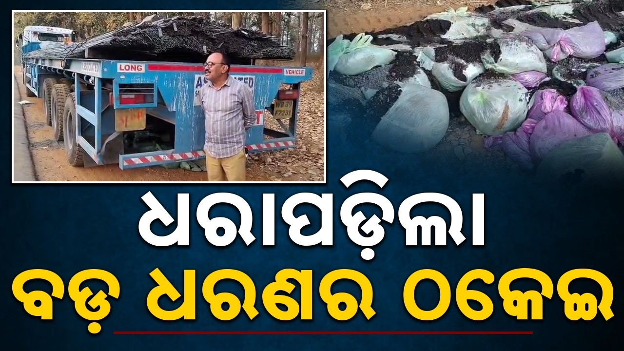 Huge Iron Rod Fraud! Bengal Truck Caught in Odisha with 200 Sand Bags for Weight Scam | Sambad