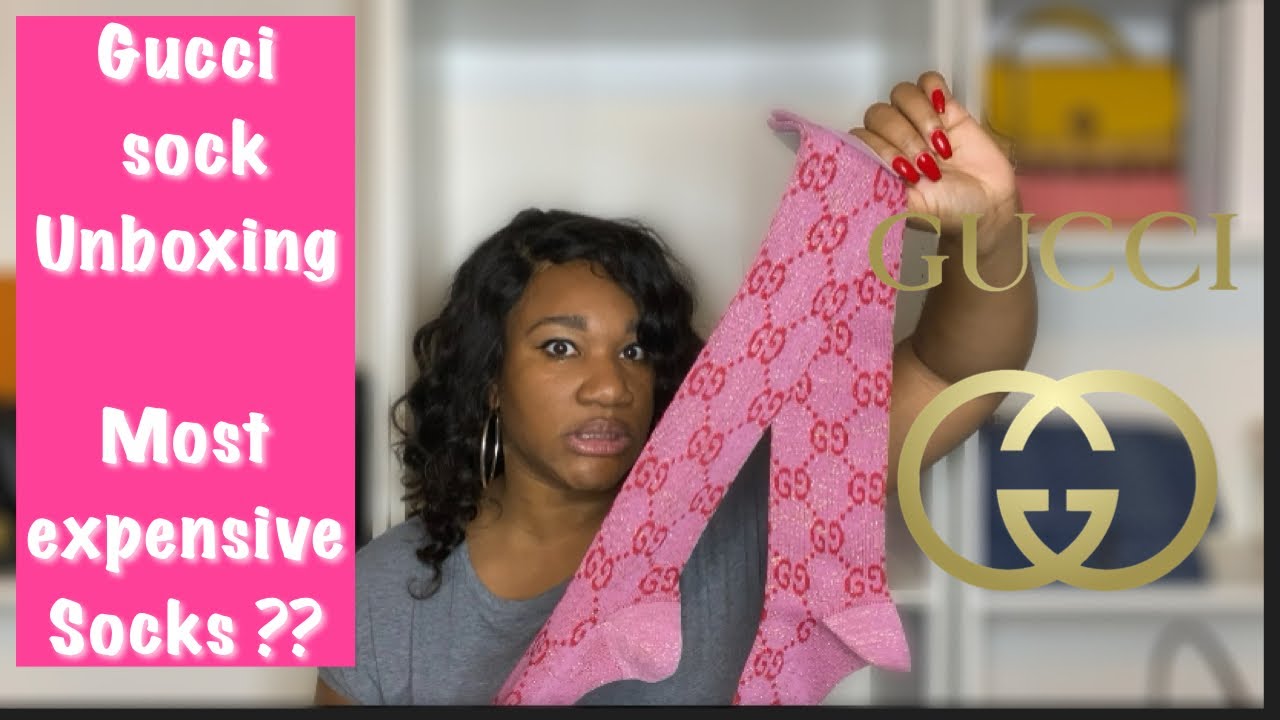 GUCCI SOCKS UNBOXING|FIRST IMPRESSION OF MY FIRST PAIR OF DESIGNER SOCKS