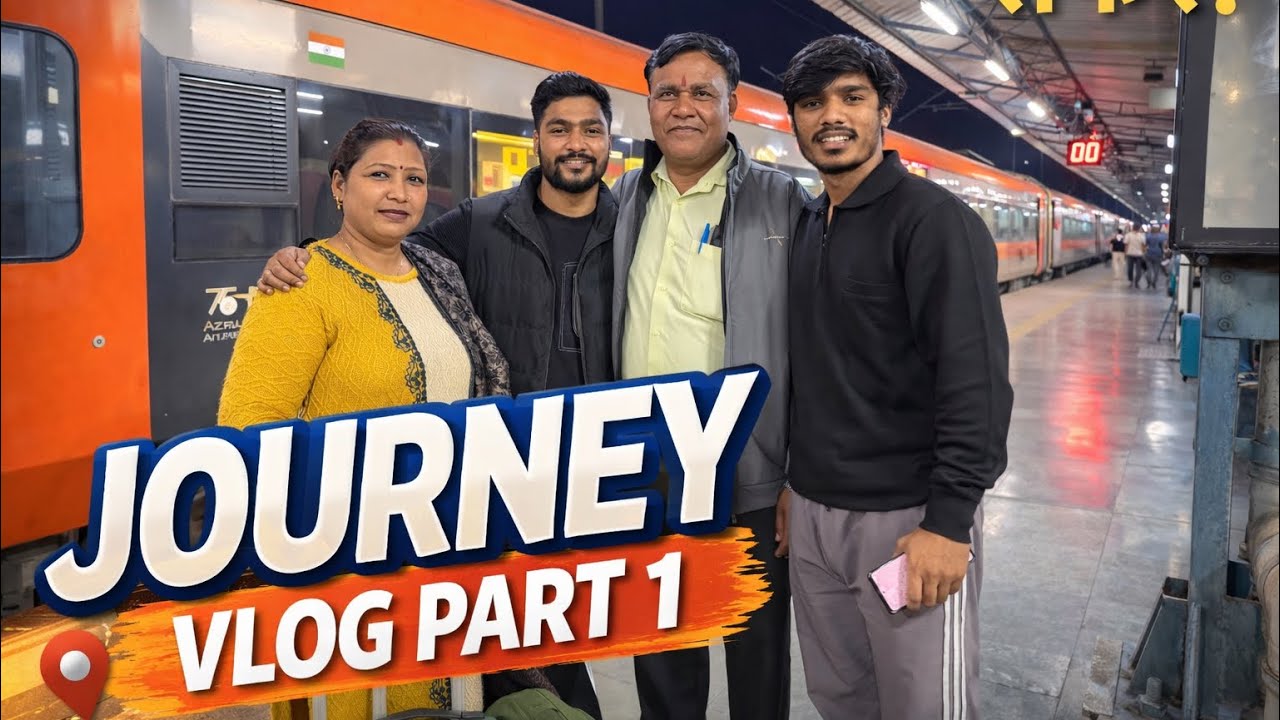 LET’S GO 🚆🔥 | First Travel Vlog Part 1 | Safar Ka Dhamaka