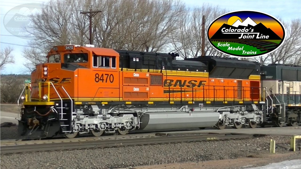BNSF and Union Pacific Trains in Colorado - Spring 2016