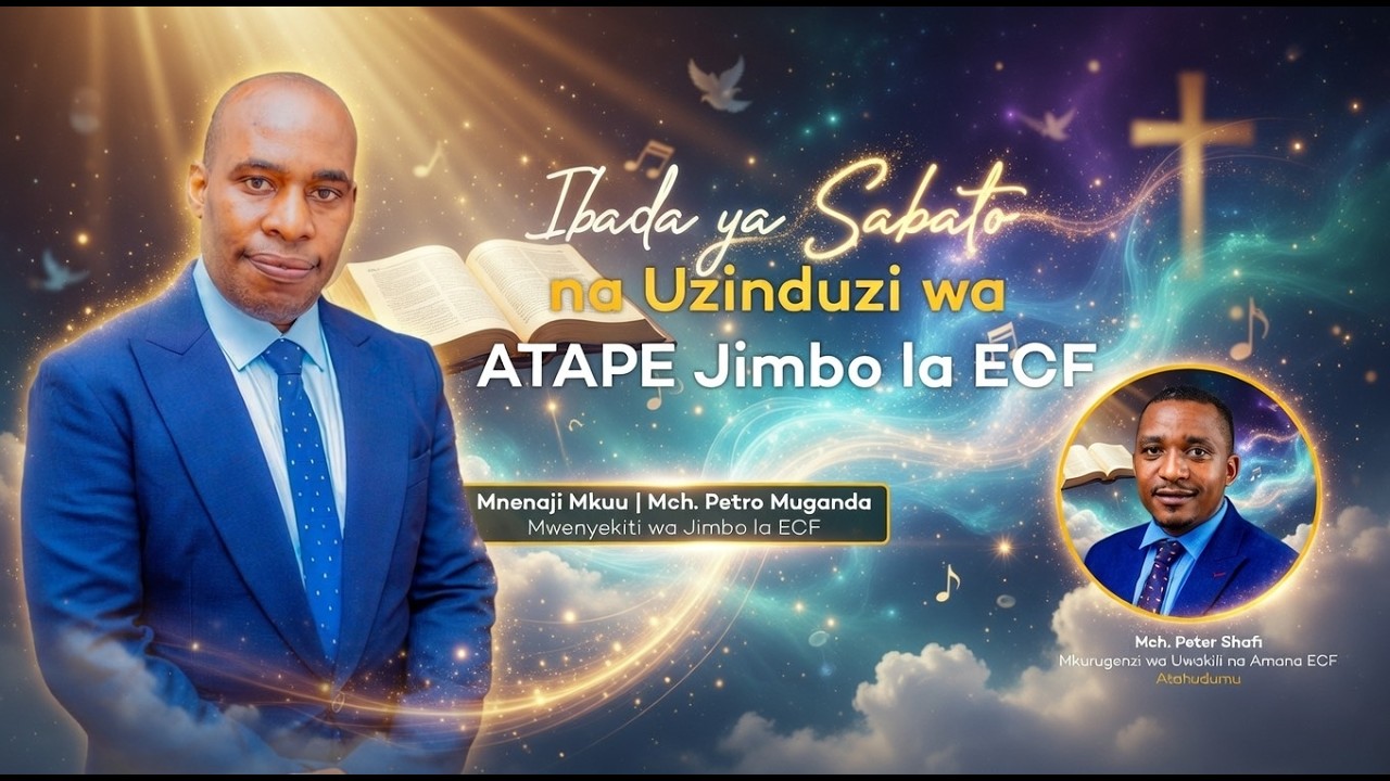 #LIVE: IBADA YA SABATO NA UZINDUZI WA ATAPE JIMBO LA ECF || 14.03.2026 || PR.PETRO MUGANDA