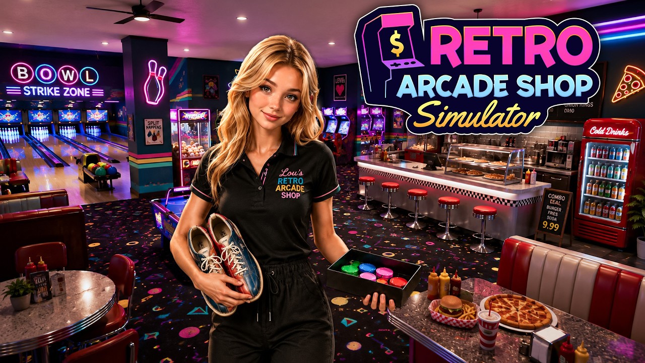 Retro Arcade Shop Simulator | Long Gameplay | No Commentary