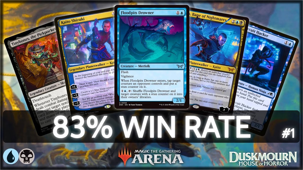 🔵⚫ Dimir Rogues, 83% Win Rate, part 1 | MTG Arena | Explorer | BO3 | Duskmourn