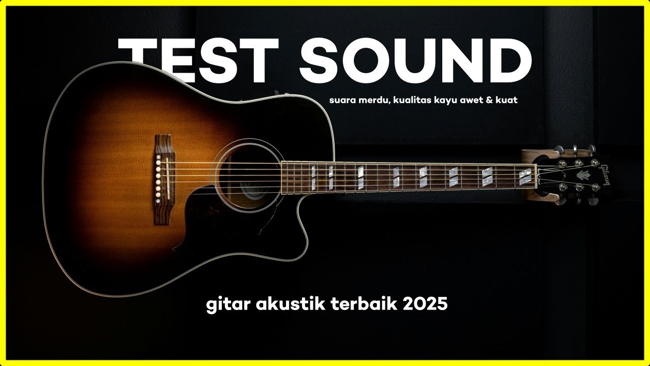 TERBARU! 10 Rekomendasi GITAR AKUSTIK TERBAIK 2025 &ndash; Suara Jernih Untuk Pemula dan Profesional