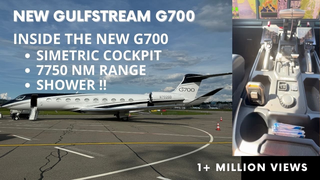 Inside the Ultra-Luxurious Gulfstream G700: A Private Jet Tour