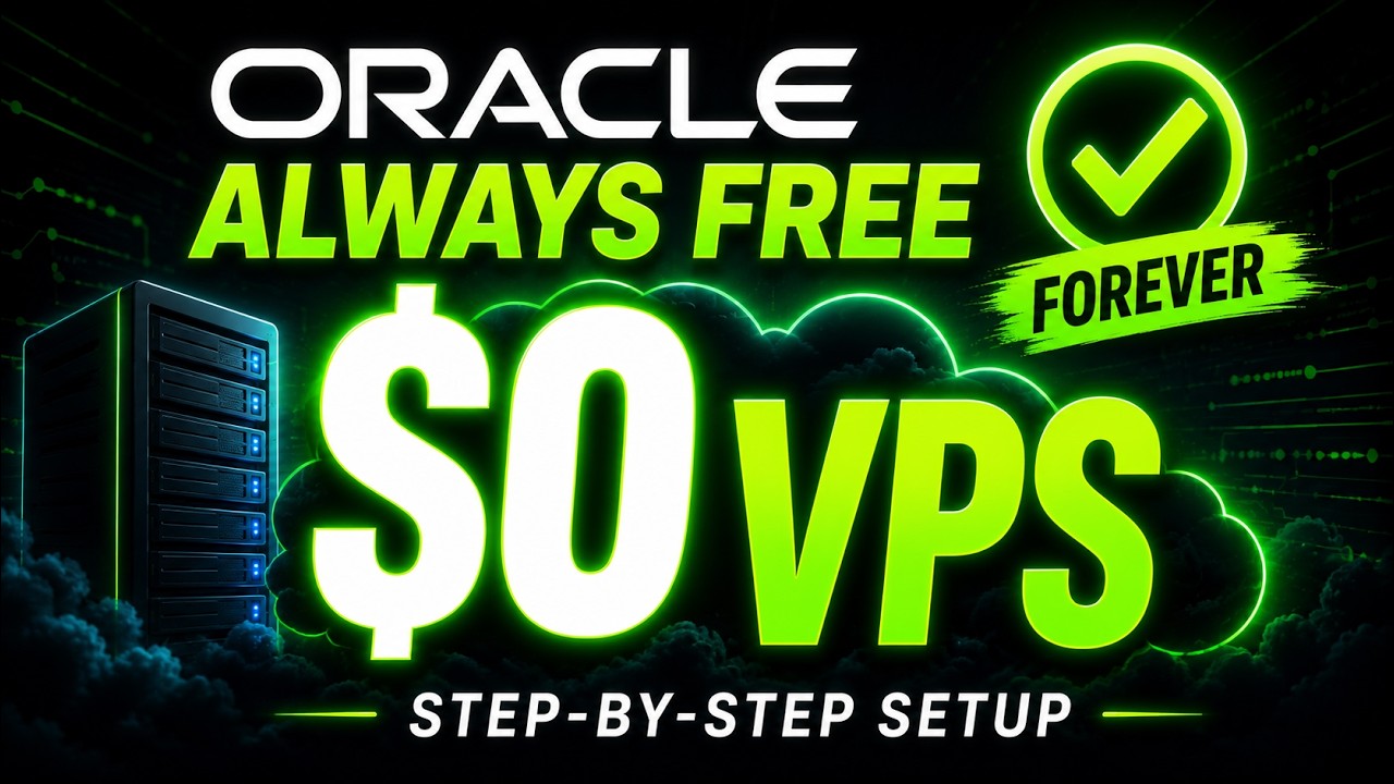 $0 VPS for Life: Oracle Cloud Free Tier Step-by-Step (4 vCPU, 24GB RAM)