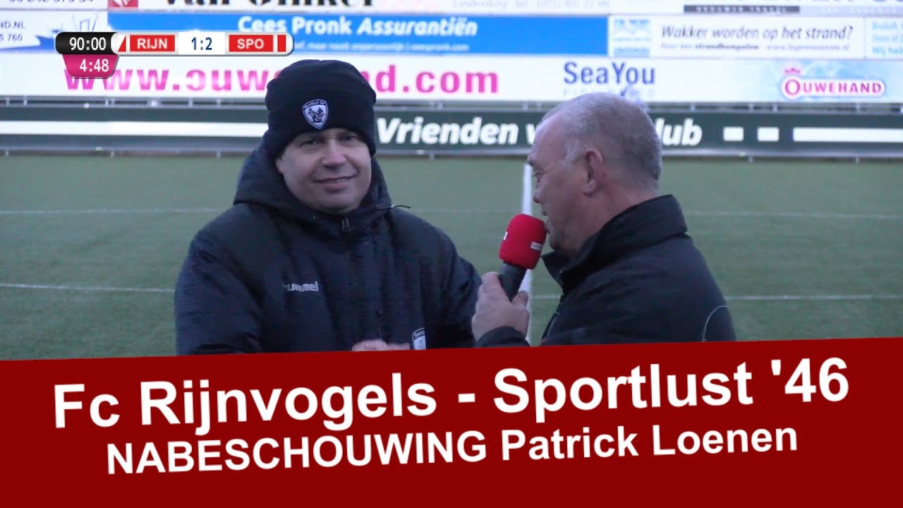 Nabeschouwing Patrick Loenen Fc Rijnvogels - Sportlust '46