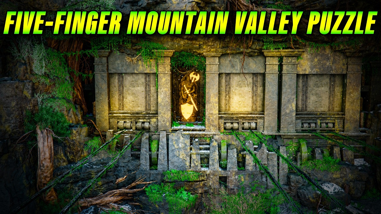 Five-Finger Mountain Valley Puzzle Solution | Ancient Ruins In Crimson Desert