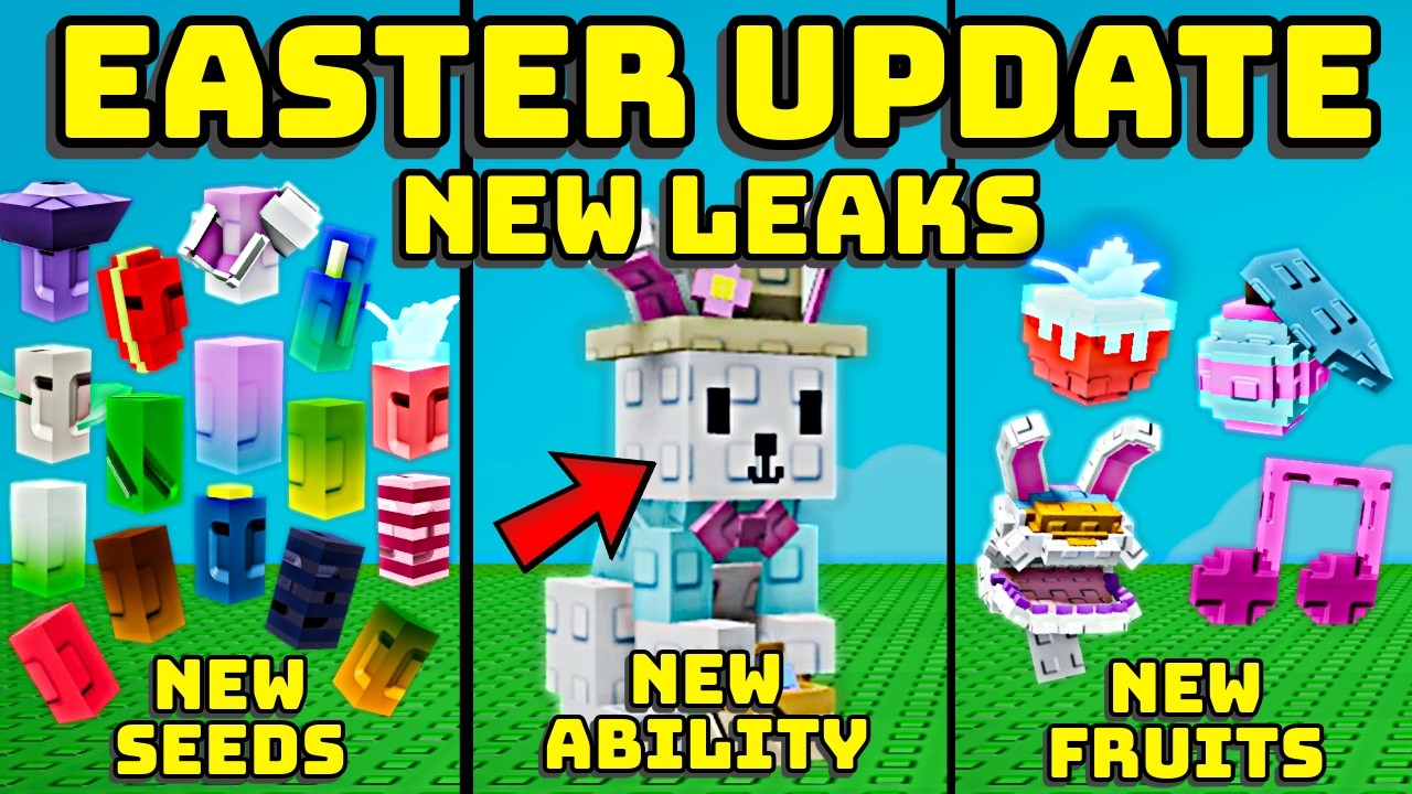 🐣 EGGSNAPPER, DJ DELIGHT, EASTER BUNNY ABILITY, AND MORE - NEW LEAKS IN GROW A GARDEN