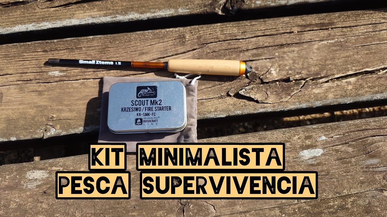 Kit minimalista pesca de supervivencia 