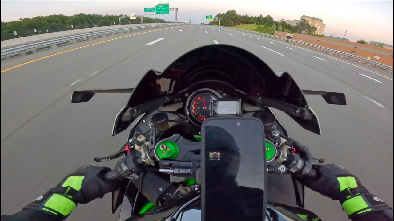 Ninja H2 Ride with Full Vandemon Titanium Exhaust!!