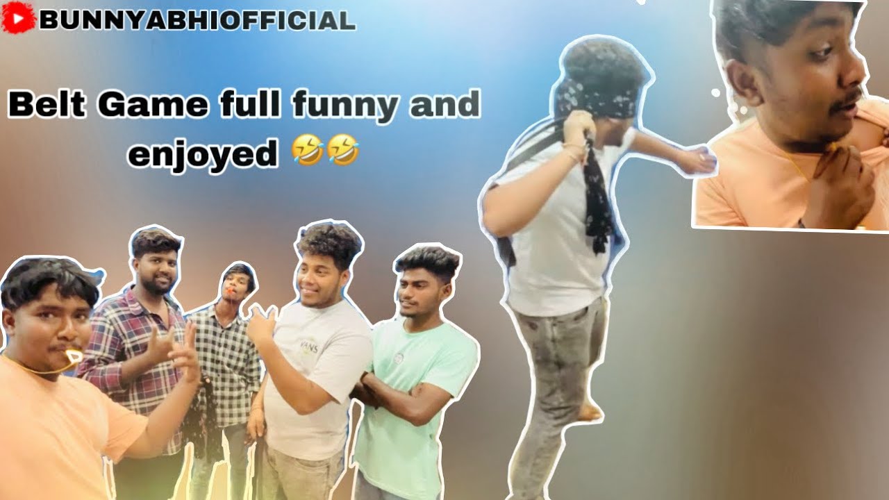 Belt game full funny and enjoyed😂😂 #funny #funnyvideo #youtuber #viral #views (#bunnyabhioffcial)