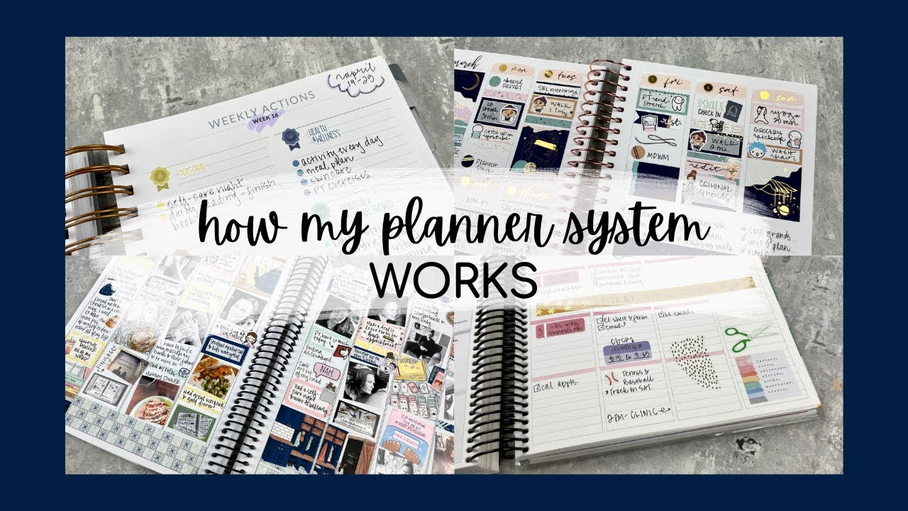 HOW MY PLANNER SYSTEM WORKS | my planner stack in action! | tattooed teacher plans
