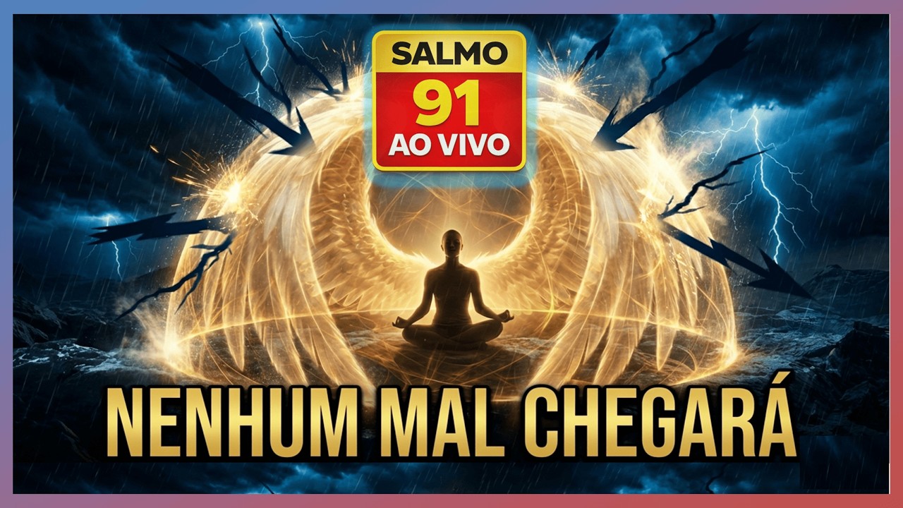 SALMO 91 HOJE 🔥 NENHUM MAL CHEGARÁ À SUA CASA | ORAÇÃO FORTE AO VIVO