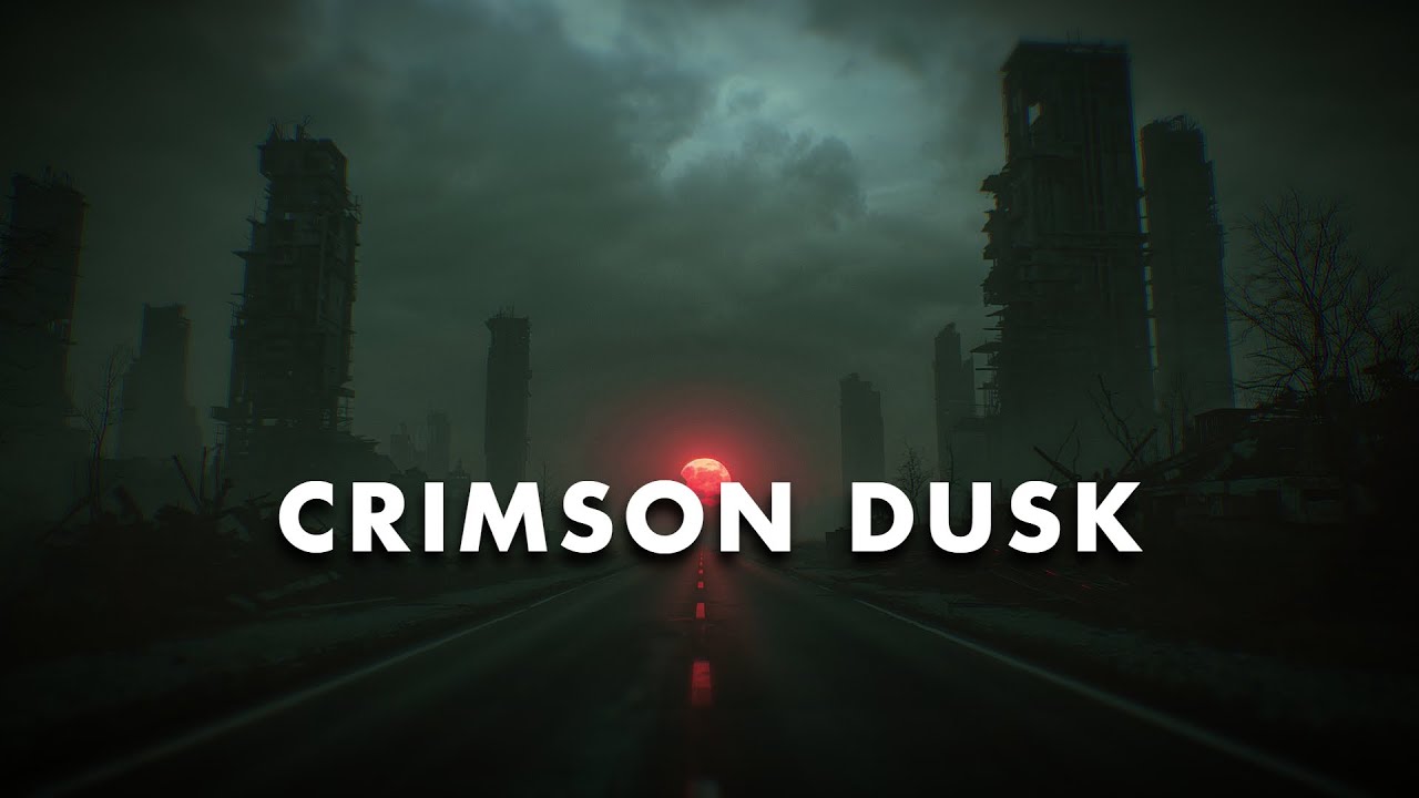CRIMSON DUSK - Post Apocalyptic Ambient - Dark Insudtrial Music for Relaxation