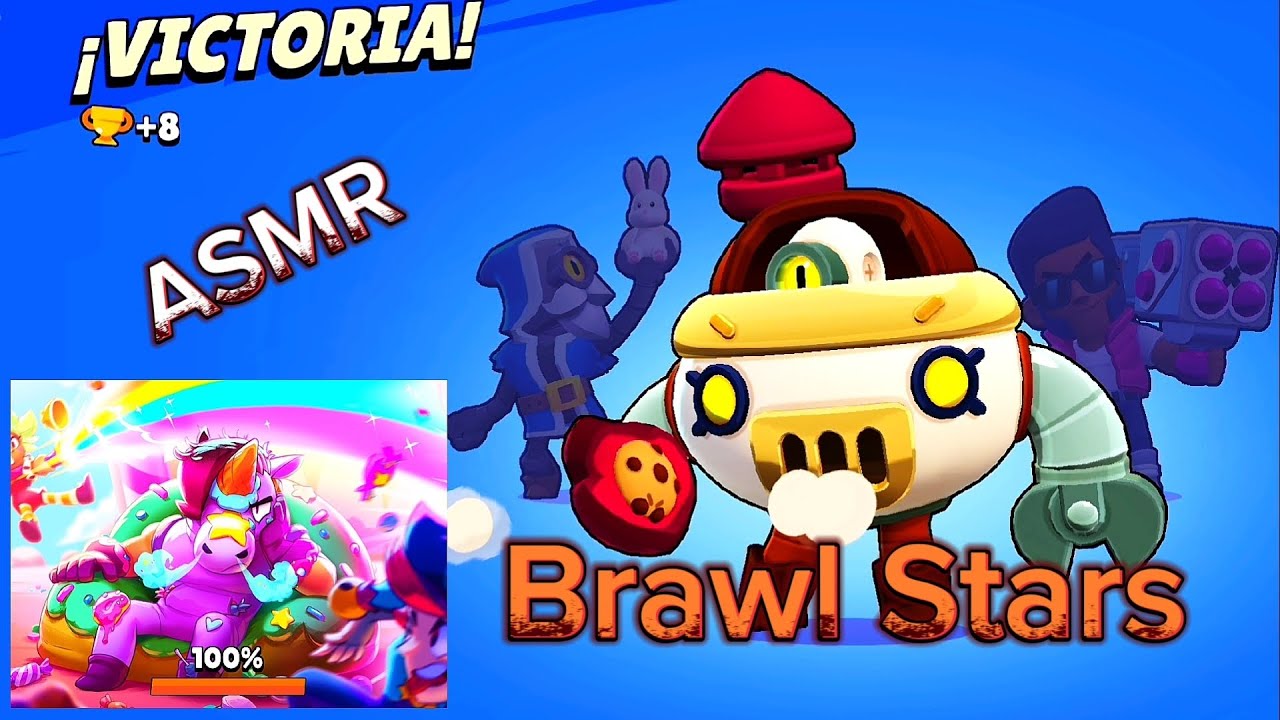 ASMR sonidos de objetos - Jugando el Brawl Stars con el personaje épico (PEARL Destructor)