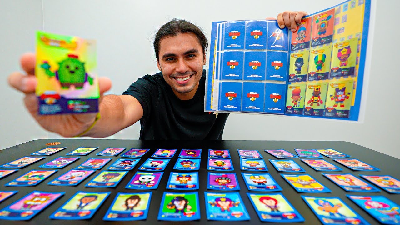 COMPLETEI A COLEÇÃO OFICIAL DE CARTAS DO BRAWL STARS