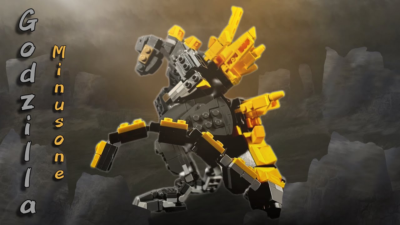 Годзилла минус один в Lego - в золотом цвете (как собрать)