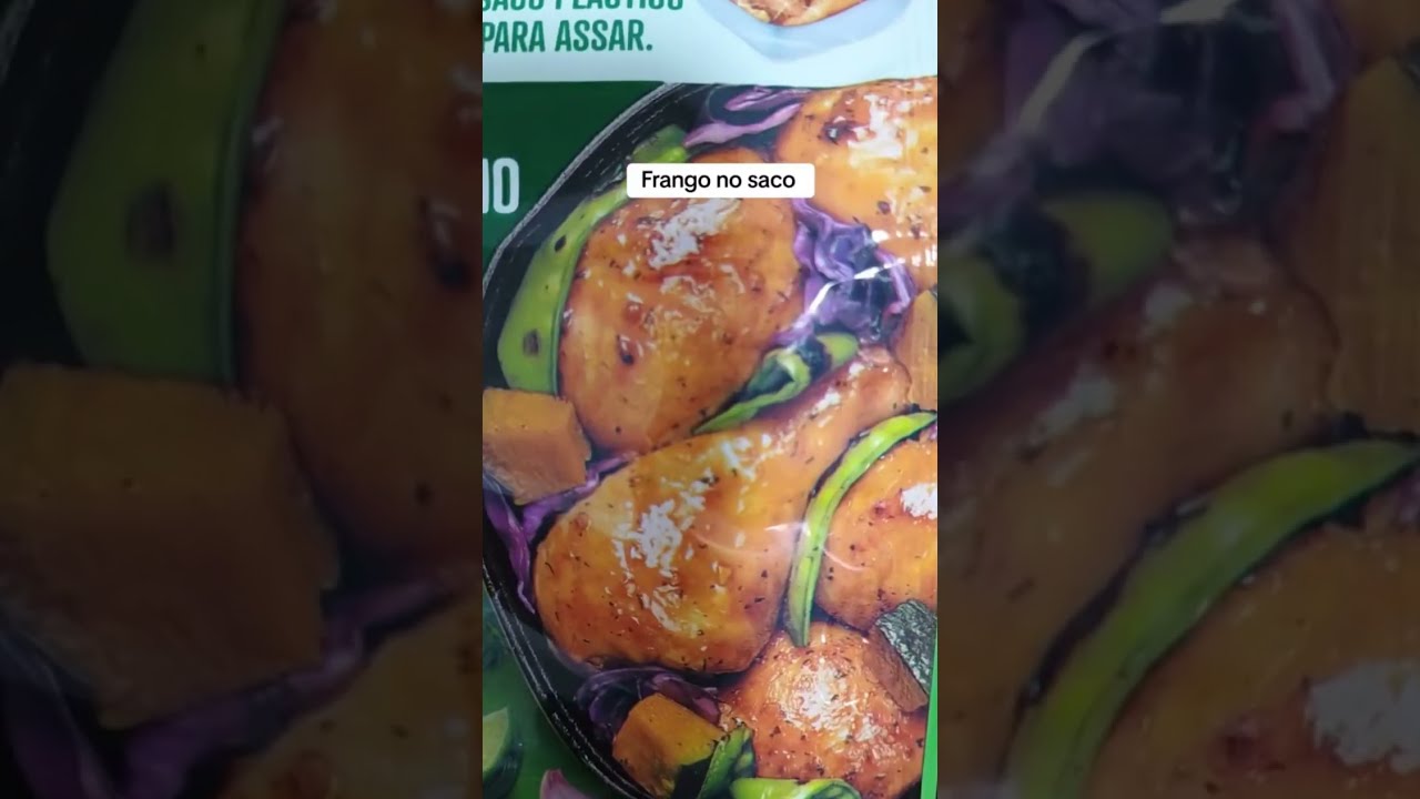 Frango assado no saco