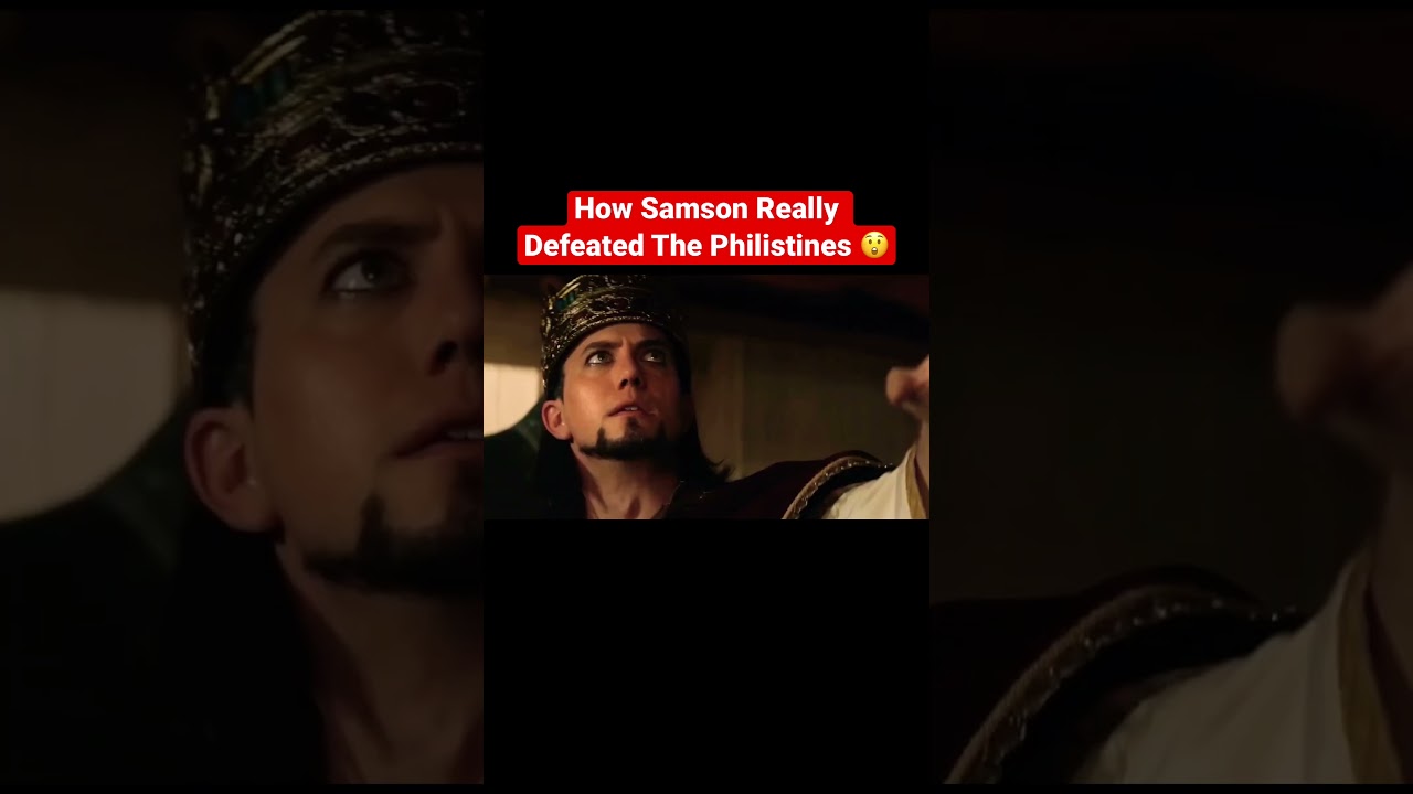 How Samson REALLY Defeated The Philistines! 😲 #shorts #youtube #fyp