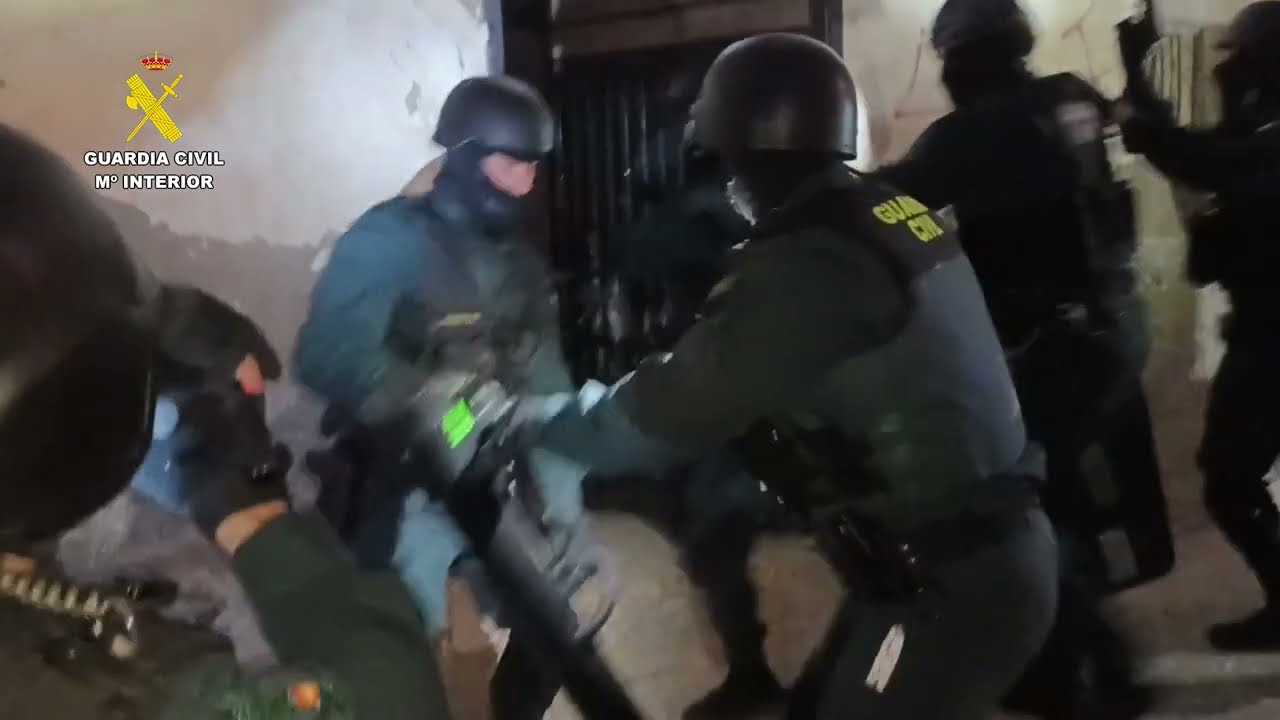 Operación Pozuana, en Pozo Alcón. Vídeo de la Guardia Civil